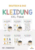 Vorschau - Arbeitsblätter - Kleidung: XXL Materialpaket für DAZ / DAF / Deutsch - Deckblatt