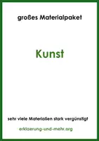 Vorschau - Stundenentwürfe - Materialpaket kunst - Deckblatt