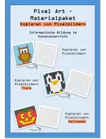 Vorschau - Arbeitsblätter - Materialpaket - Kopieren von Pixelbildern - Deckblatt