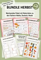 Vorschau - Stundenentwürfe - Wachsendes Bundle zum Herbst (Förderschule) - Deckblatt