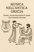 anteprima - Piani di lezione - Raccolta musica nell'antica Grecia - Pagina di copertina