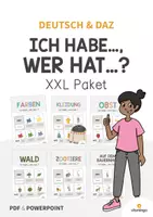 Vorschau - Spiele - Ich habe..., wer hat...? XXL Materialpaket für den DaZ- / DaF- bzw. Deutschunterricht - Deckblatt