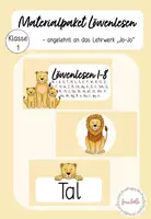 Vorschau - Fördermaterial/Inklusion - Materialpaket Blitzlesen für die digitale Tafel / angelehnt an das Lehrwerk "Jo-Jo" - Deckblatt