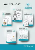 Vorschau - Arbeitsblätter - Materialpaket Wichtel-Set - Deckblatt