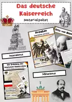 Vorschau - Stundenentwürfe - Das Deutsche Kaiserreich Unterrichtsmaterial: Gründung, Kaiser, Imperialismus, Militarismus - Deckblatt