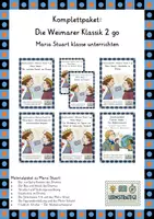 Vorschau - Arbeitsblätter - Komplettpaket: Weimar 2 go - Maria Stuart - Deckblatt