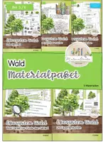 Vorschau - Arbeitsblätter - Ökosystem WALD: Materialpaket 5/6 - Deckblatt