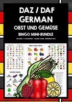 Vorschau - Spiele - GERMAN FRUITS & VEGETABLES BINGO MINI-BUNDLE - Deckblatt