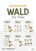 Vorschau - Arbeitsblätter - Wald: XXL Materialpaket für DAZ / DAF / Deutsch - Deckblatt
