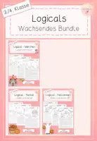Vorschau - Arbeitsblätter - Growing Bundl - Logicals - 3./4. Klasse - Lesen und Malen - Deckblatt