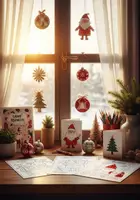 Vorschau - Mal- und Bastelvorlagen - Großes Nikolaus Kreativ-Paket: Fensterbilder, Stempel, Ausmalbilder und Wunschkarten - Deckblatt