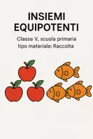 anteprima - Piani di lezione - Insiemi equipotenti: raccolta - Pagina di copertina