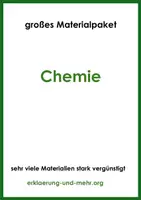 Vorschau - Stundenentwürfe - Chemie (großes Materialpaket) - Deckblatt