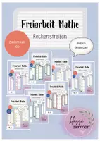 Vorschau - Aufgabenkarten - Bundle: Rechenstreifen (Kl. 2) - Deckblatt