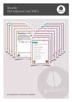 Vorschau - Arbeitsblätter - Bundle - Het adjectief - Deckblatt