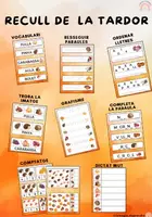 Vista previa - Tarjetas / Manipulativos - Paquet recursos de la tardor - Portada