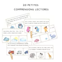Vista previa - Juegos / Gamificación - Comprensions lectores lletra de pal + lletra lligada - Portada