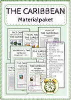 Vorschau - Arbeitsblätter - THE CARIBBEAN - Materialpaket - Deckblatt