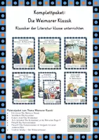 Vorschau - Arbeitsblätter - Komplettpaket: Die Weimarer Klassik - Klassiker klasse unterrichten - Deckblatt