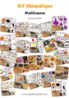 Aperçu - Apprentissages en autonomie - Kit thématique - Halloween - Page de couverture