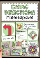 Vorschau - Arbeitsblätter - GIVING DIRECTIONS - Materialpaket - Deckblatt