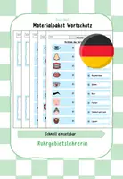 Vorschau - Arbeitsblätter - Materialpaket Wortschaft DAF DAZ Arbeitsblätter - Deckblatt