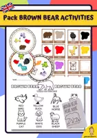 anteprima - Esercizi - Pack: Brown bear, brown bear activities in English Storytime - Pagina di copertina