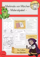 Vorschau - Stundenentwürfe - Märchen Merkmale Aufbau Unterrichtseinheit Werkstatt Materialpaket - Deckblatt