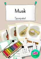 Vorschau - Arbeitsblätter - Musik - wachsendes Material-/Sparpaket - Deckblatt