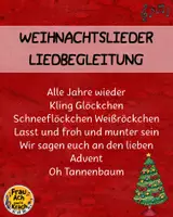 Vorschau - Stundenentwürfe - Weihnachtslieder - Liedbegleitung ~ Grundschule Musik Weihnachten - Deckblatt