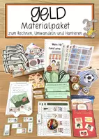 Vorschau - Arbeitsblätter - Geld Materialpaket zum Rechnen, Umwandeln und Hantieren - Deckblatt