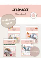 Vorschau - Arbeitsblätter - Materialpaket: Lesepässe / Leseaufgaben - Deckblatt