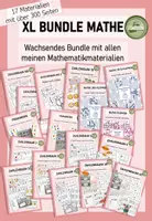 Vorschau - Arbeitsblätter - Wachsendes XL Bundle Mathe - Deckblatt