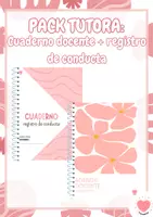 Vista previa - Para docentes: organización, planificación y formación - PACK TUTORA: CUADERNO DOCENTE+REGISTRO DE CONDUCTA - Portada