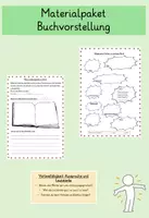 Vorschau - Arbeitsblätter - Materialpaket_Buchvorstellung - Deckblatt