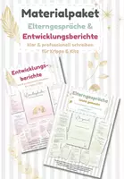 Vorschau - Arbeitsblätter - Materialpaket Elterngespräche & Entwicklungsberichte für Kita & Krippe - Deckblatt