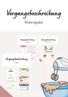 Vorschau - Arbeitsblätter - Vorgangsbeschreibung - Materialpaket - Deckblatt