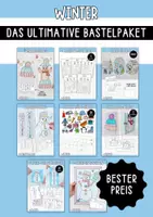 Vorschau - Mal- und Bastelvorlagen - Winterbasteln - Das ultimative Bastelpaket zum Ausdrucken - Deckblatt