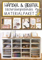 Vorschau - Mal- und Bastelvorlagen - Hänsel und Gretel fächerübergreifendes Materialpaket inkl. KIGA/KITA & Vorschule - Deckblatt