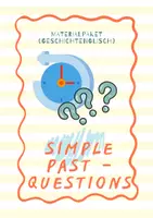 Vorschau - Arbeitsblätter - Simple Past: Questions — Materialpaket - Deckblatt