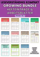 Vorschau - Arbeitsblätter - Leseverständnis Kompakt Klasse 1 & 2 | Alle Materialien, XL Growing Bundle - Deckblatt