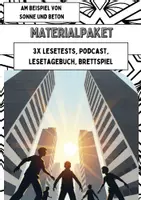 Vorschau - Unterrichtsreihen - 📘✍️🎲 3 x Lesetests, Podcast, Klassenarbeit, Lesetagebuch & Brettspiel am Beispiel von „Sonne und Beton“ – Komplettpaket für den Literaturunterricht - Deckblatt