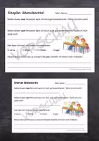 Vorschau - Arbeitsblätter - Kostenlose überfachliche Materialen (u.a. für Klassenlehrkräfte) + kleiner Obolus - Deckblatt
