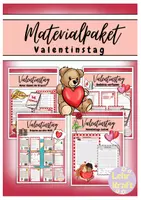 Vorschau - Arbeitsblätter - Materialpaket Valentinstag - Deckblatt