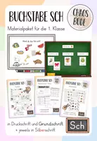Vorschau - Arbeitsblätter - Buchstabe Sch sch - Materialpaket für die 1. Klasse - Deckblatt