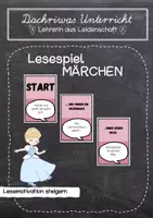 Vorschau - Spiele - Materialpaket Lesespiele Märchen - Deckblatt