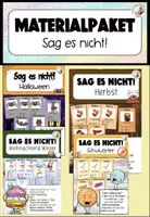 Vorschau - Spiele - Materialpaket Sag es nicht! Deutsch DaZ/DaF - Deckblatt