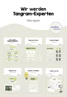 Vorschau - Stundenentwürfe - Wir werden Tangram-Experten - Materialpaket - Deckblatt