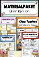 Vorschau - Spiele - Materialpaket Chain Reaction Kooperatives Klassenspiel Englisch - Deckblatt