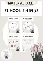 Vorschau - Spiele - Materialpaket - School Things - Deckblatt